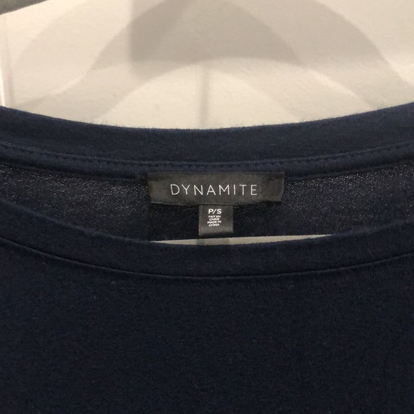 Navy Blue Dymamite Top - Picture 3 of 3
